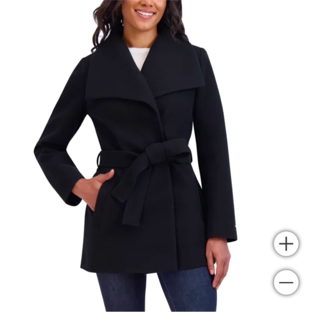NWOT Tahari Ladies' Faux Wool Wrap Coat